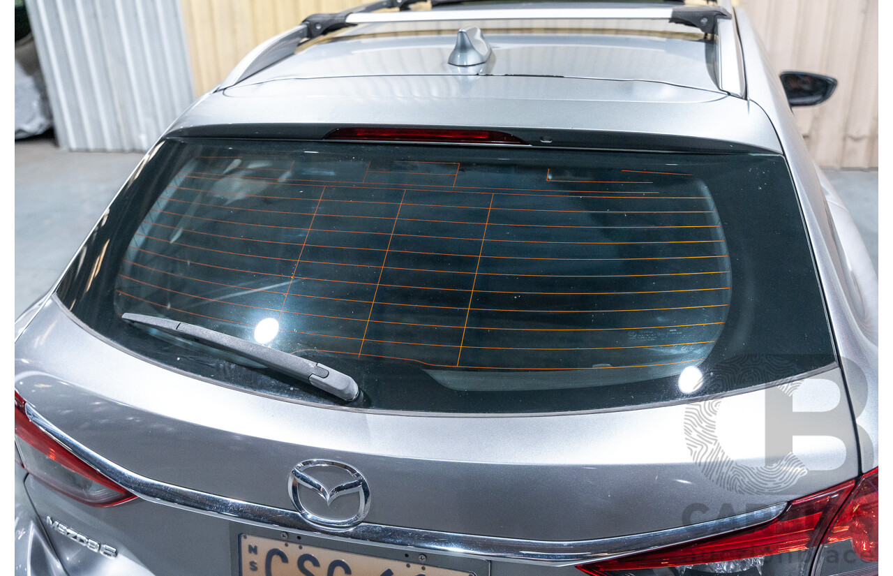 1/2014 Mazda 6 Atenza 6C MY14 UPGRADE 4d Wagon Metallic Silver Turbo Diesel 2.2L