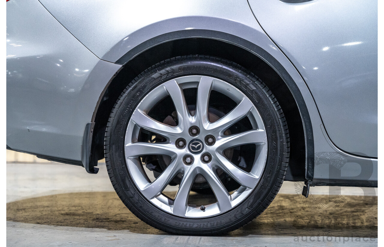 1/2014 Mazda 6 Atenza 6C MY14 UPGRADE 4d Wagon Metallic Silver Turbo Diesel 2.2L