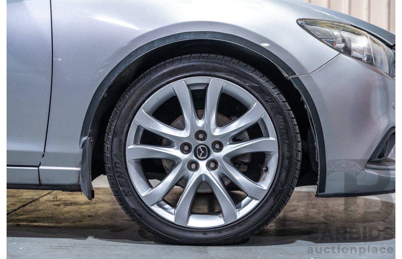 1/2014 Mazda 6 Atenza 6C MY14 UPGRADE 4d Wagon Metallic Silver Turbo Diesel 2.2L