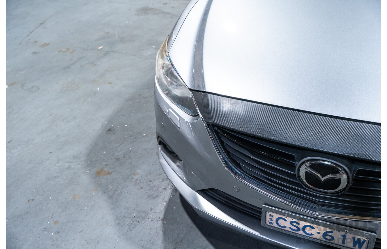 1/2014 Mazda 6 Atenza 6C MY14 UPGRADE 4d Wagon Metallic Silver Turbo Diesel 2.2L