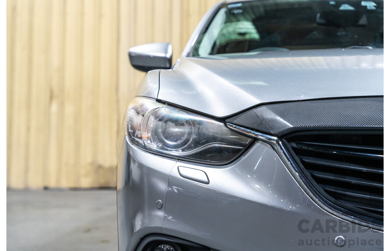 1/2014 Mazda 6 Atenza 6C MY14 UPGRADE 4d Wagon Metallic Silver Turbo Diesel 2.2L