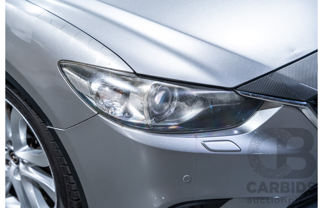 1/2014 Mazda 6 Atenza 6C MY14 UPGRADE 4d Wagon Metallic Silver Turbo Diesel 2.2L