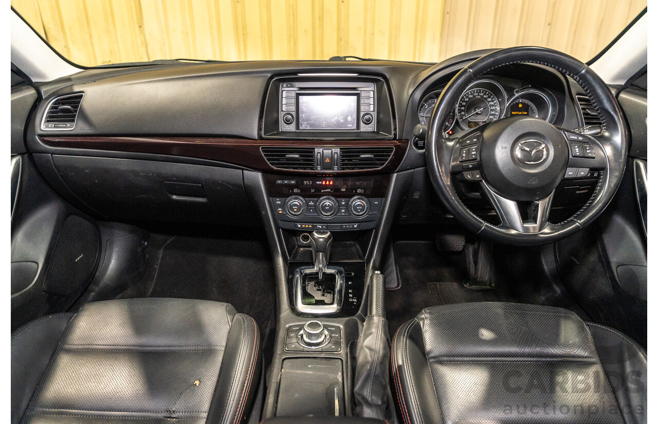 1/2014 Mazda 6 Atenza 6C MY14 UPGRADE 4d Wagon Metallic Silver Turbo Diesel 2.2L