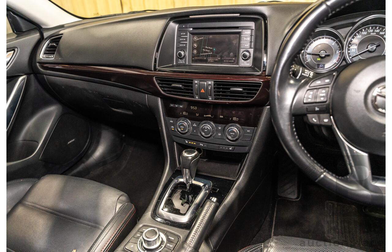 1/2014 Mazda 6 Atenza 6C MY14 UPGRADE 4d Wagon Metallic Silver Turbo Diesel 2.2L