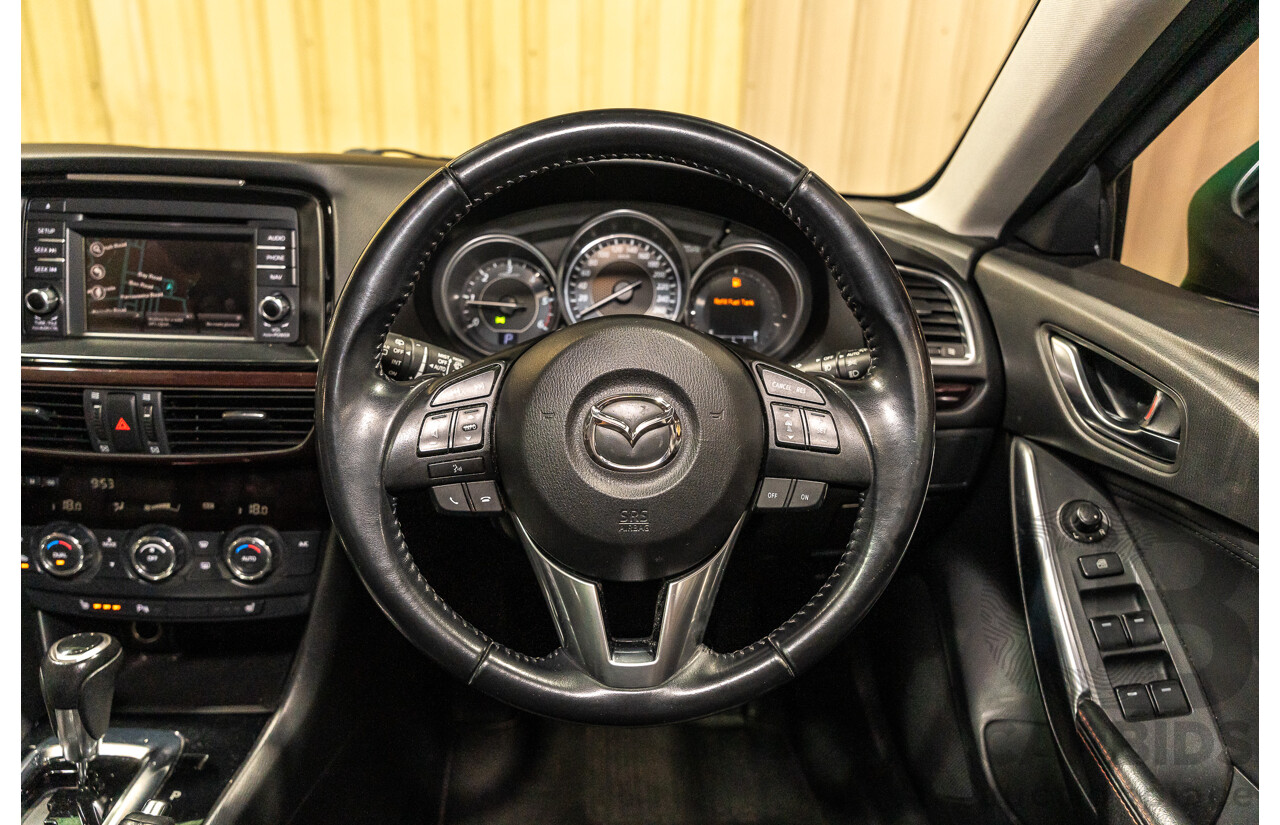 1/2014 Mazda 6 Atenza 6C MY14 UPGRADE 4d Wagon Metallic Silver Turbo Diesel 2.2L