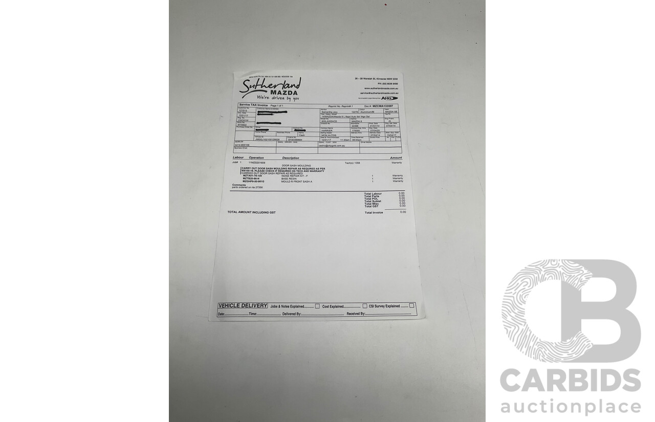 1/2014 Mazda 6 Atenza 6C MY14 UPGRADE 4d Wagon Metallic Silver Turbo Diesel 2.2L