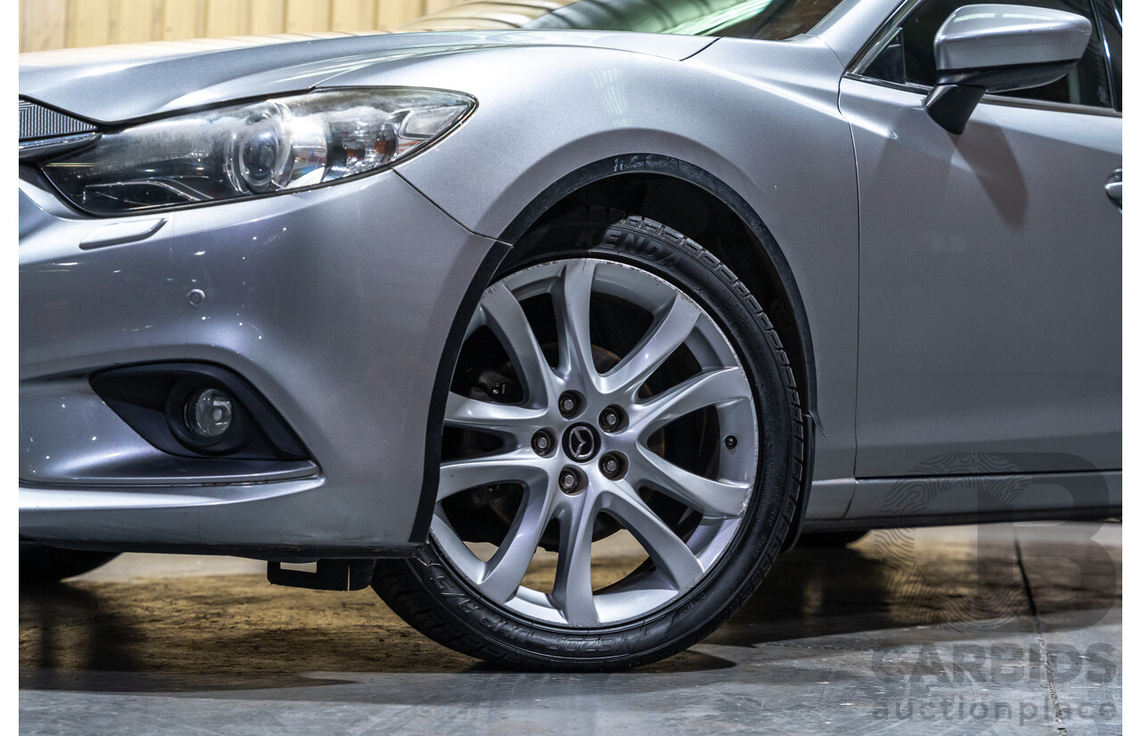 1/2014 Mazda 6 Atenza 6C MY14 UPGRADE 4d Wagon Metallic Silver Turbo Diesel 2.2L