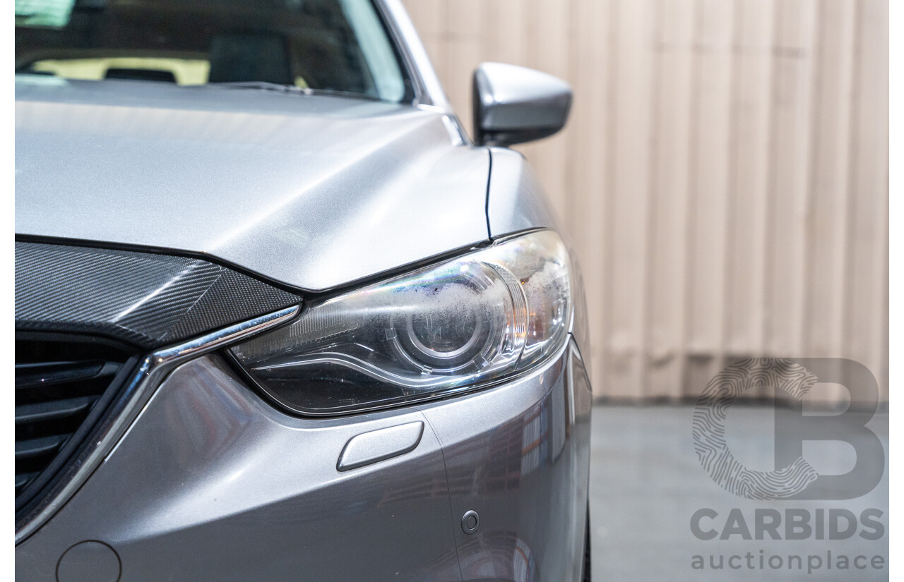 1/2014 Mazda 6 Atenza 6C MY14 UPGRADE 4d Wagon Metallic Silver Turbo Diesel 2.2L