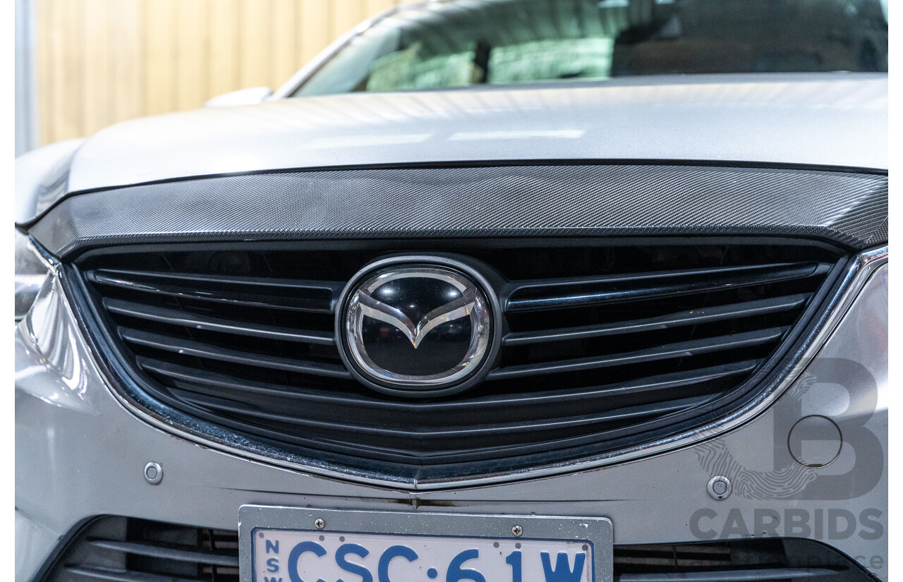 1/2014 Mazda 6 Atenza 6C MY14 UPGRADE 4d Wagon Metallic Silver Turbo Diesel 2.2L