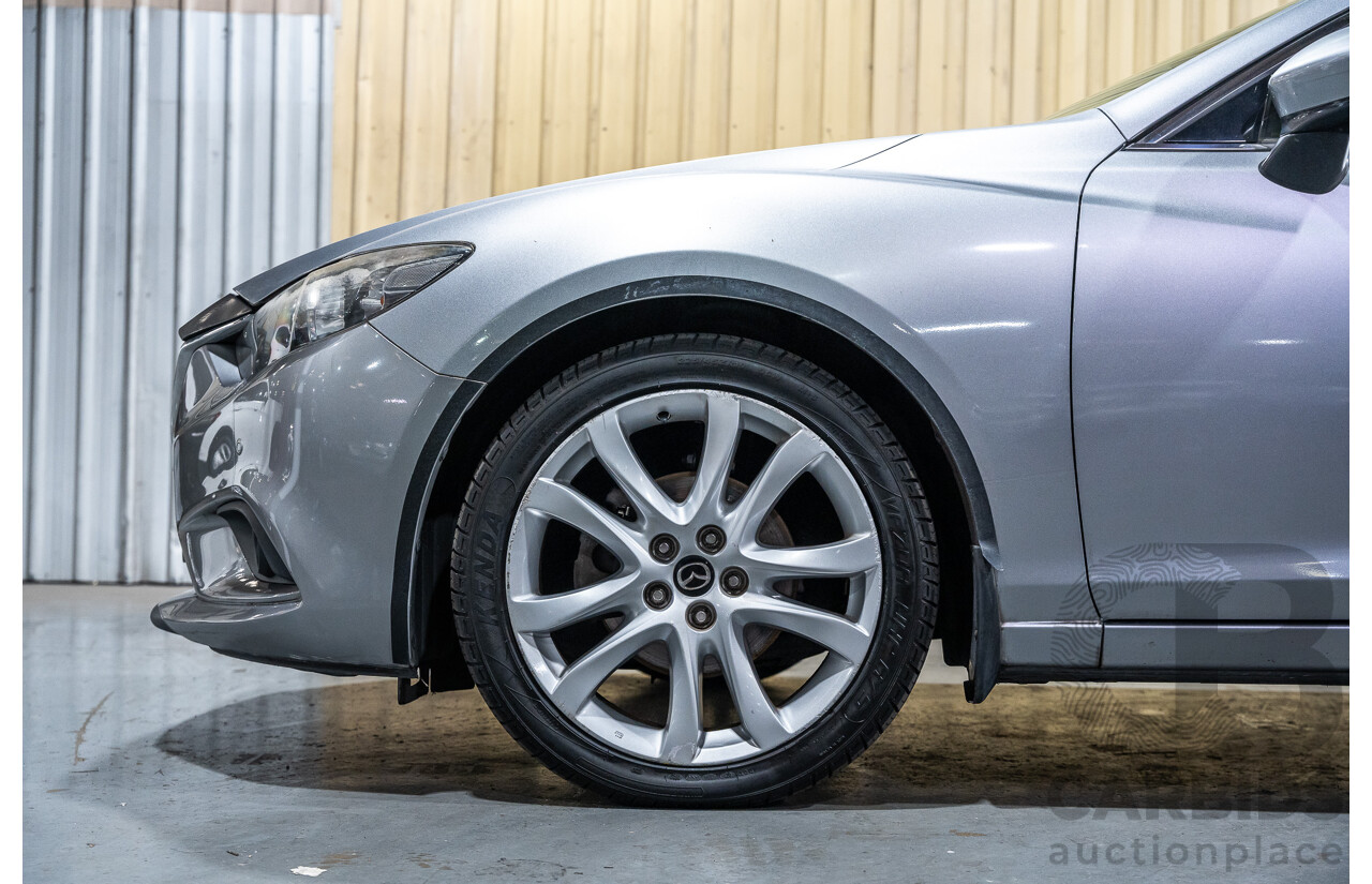 1/2014 Mazda 6 Atenza 6C MY14 UPGRADE 4d Wagon Metallic Silver Turbo Diesel 2.2L