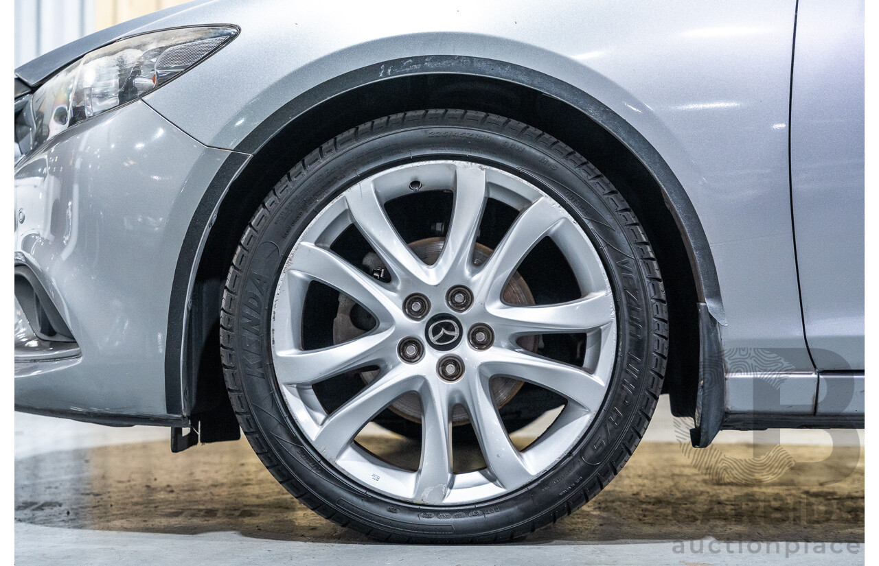 1/2014 Mazda 6 Atenza 6C MY14 UPGRADE 4d Wagon Metallic Silver Turbo Diesel 2.2L