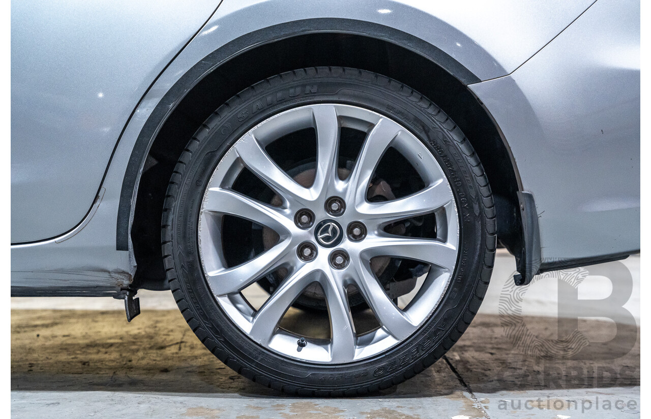 1/2014 Mazda 6 Atenza 6C MY14 UPGRADE 4d Wagon Metallic Silver Turbo Diesel 2.2L