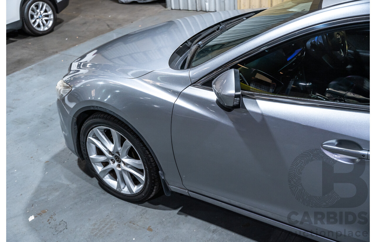1/2014 Mazda 6 Atenza 6C MY14 UPGRADE 4d Wagon Metallic Silver Turbo Diesel 2.2L