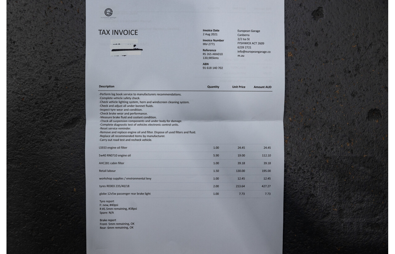 10/2012 Renault Megane R.S.265 Red Bull X95 3D Coupe Black Turbo 2.0L