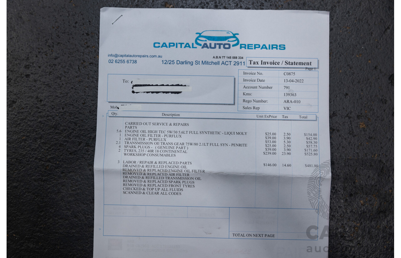 10/2012 Renault Megane R.S.265 Red Bull X95 3D Coupe Black Turbo 2.0L