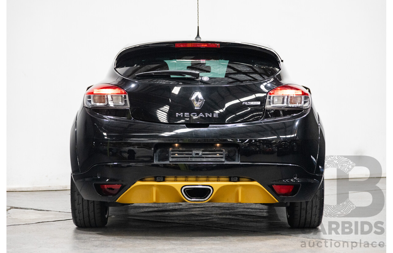 10/2012 Renault Megane R.S.265 Red Bull X95 3D Coupe Black Turbo 2.0L