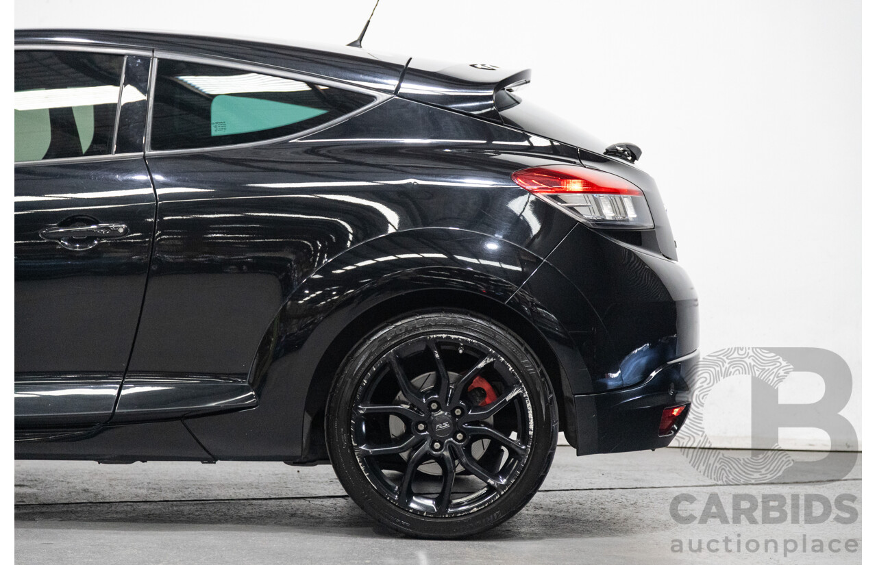 10/2012 Renault Megane R.S.265 Red Bull X95 3D Coupe Black Turbo 2.0L