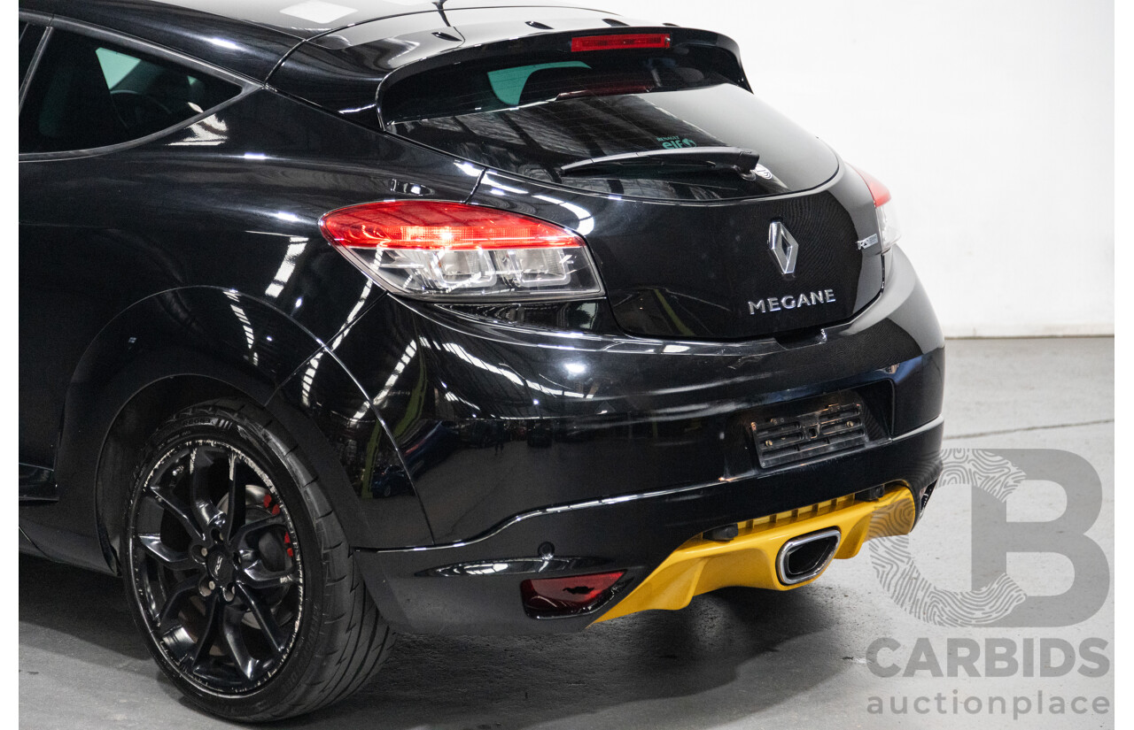 10/2012 Renault Megane R.S.265 Red Bull X95 3D Coupe Black Turbo 2.0L