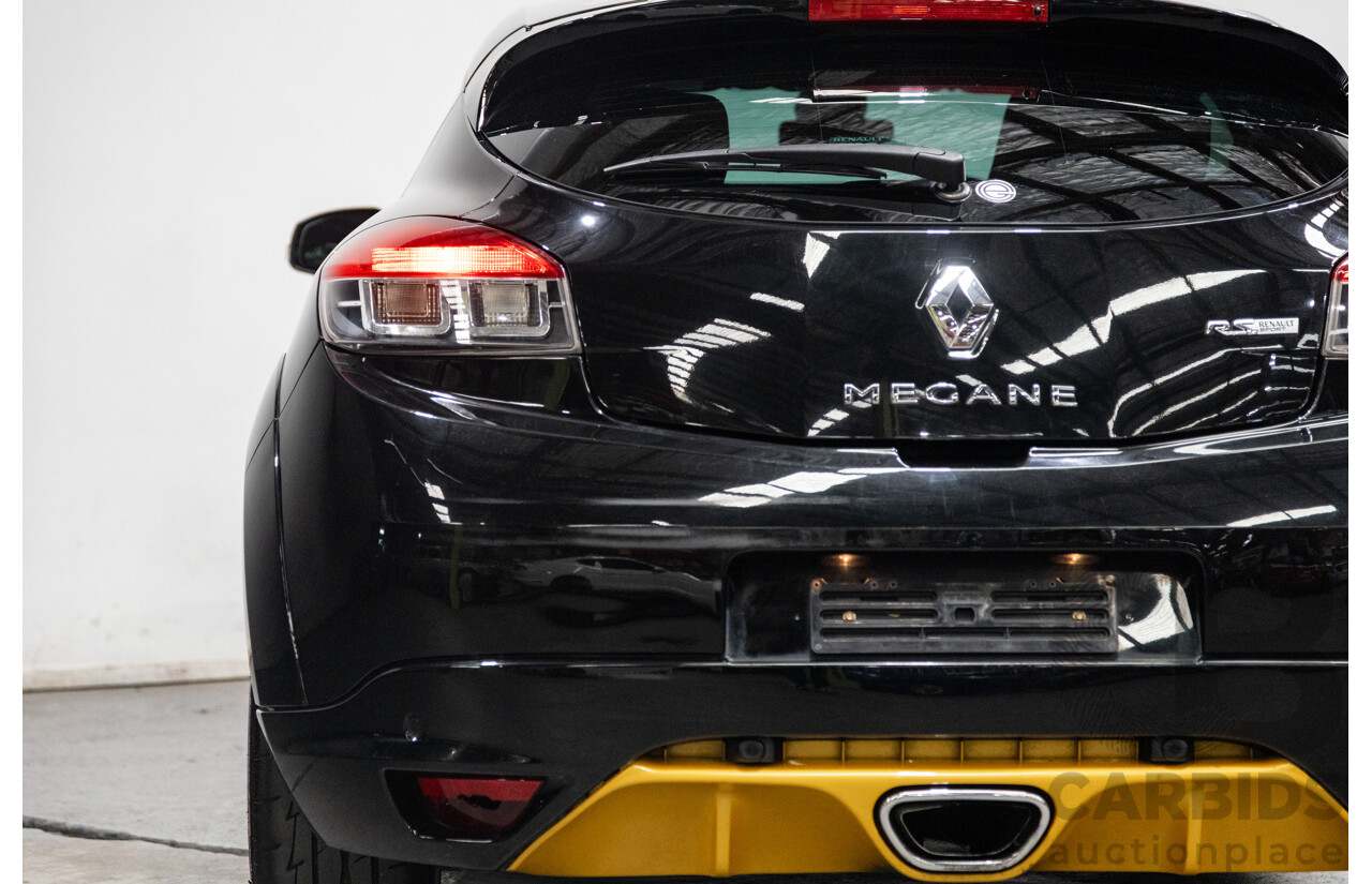 10/2012 Renault Megane R.S.265 Red Bull X95 3D Coupe Black Turbo 2.0L