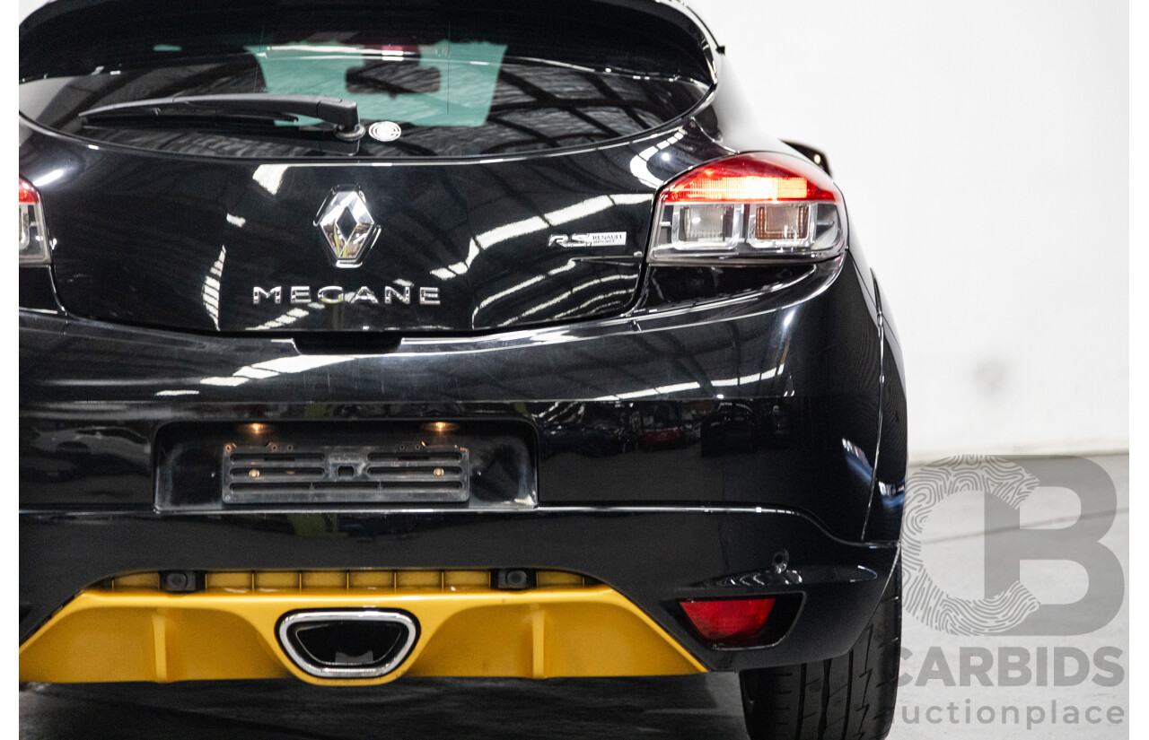 10/2012 Renault Megane R.S.265 Red Bull X95 3D Coupe Black Turbo 2.0L