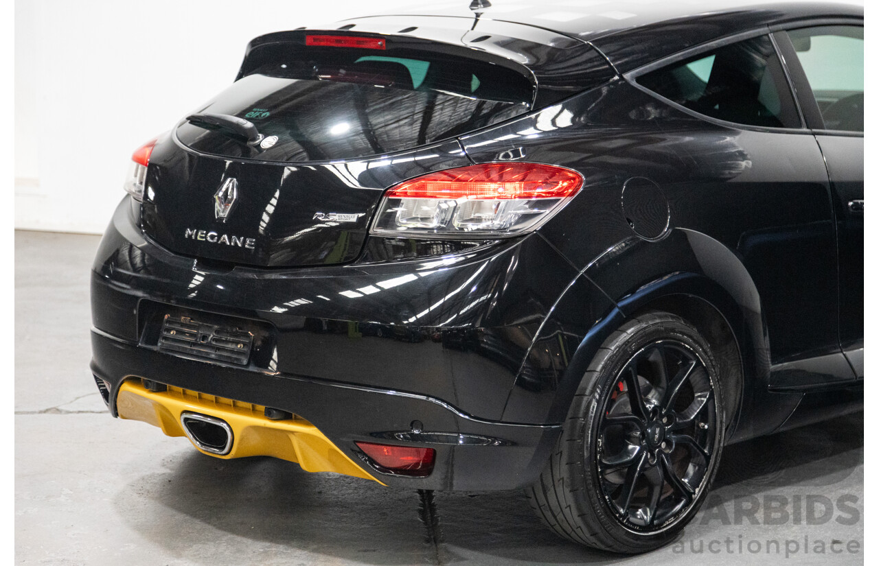 10/2012 Renault Megane R.S.265 Red Bull X95 3D Coupe Black Turbo 2.0L