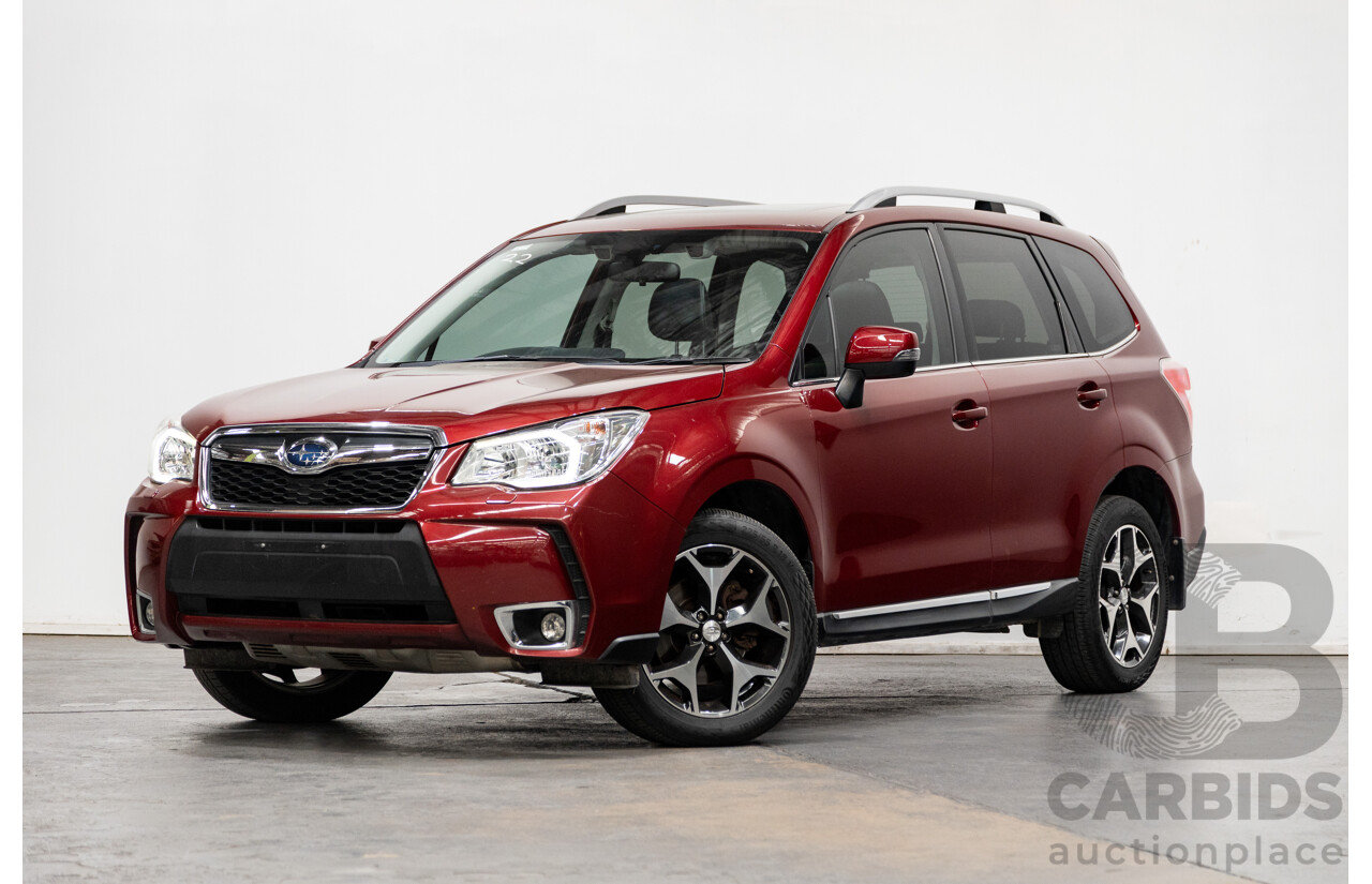 08/2015 Subaru Forester XT Premium (AWD) S4 MY14 4D Wagon Venetian Red Pearl Turbo 2.0L