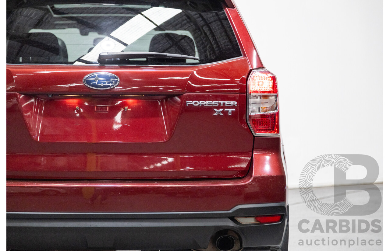 08/2015 Subaru Forester XT Premium (AWD) S4 MY14 4D Wagon Venetian Red Pearl Turbo 2.0L