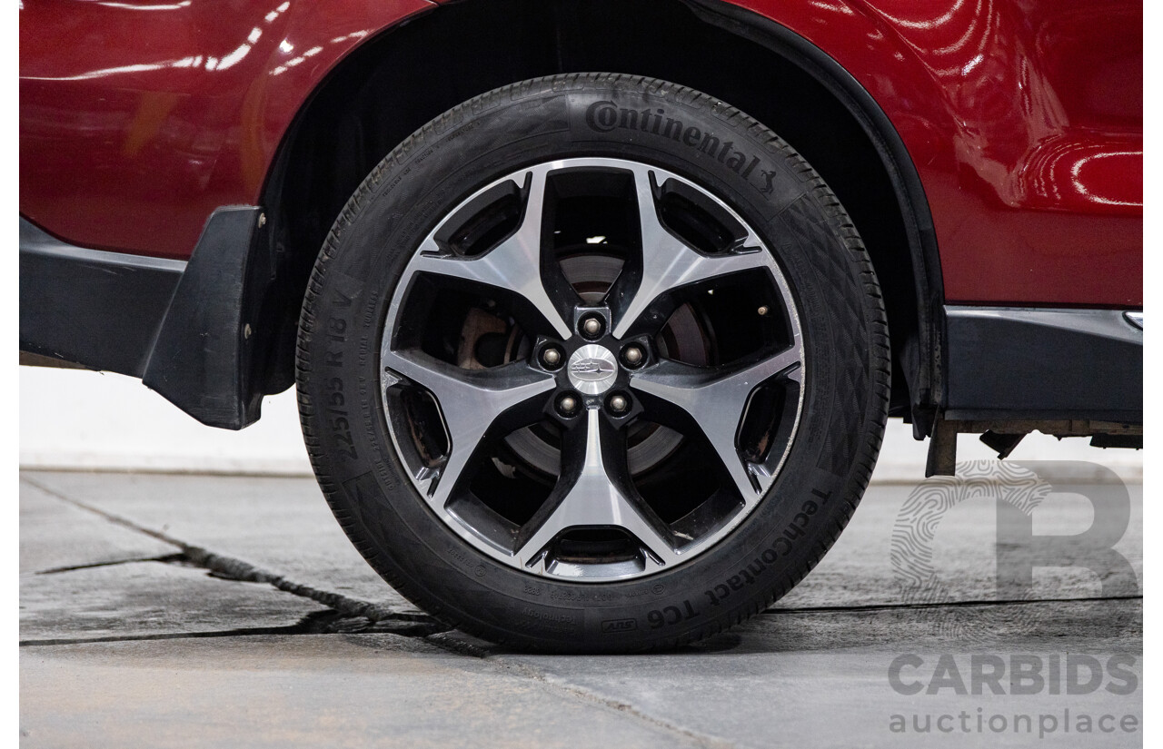 08/2015 Subaru Forester XT Premium (AWD) S4 MY14 4D Wagon Venetian Red Pearl Turbo 2.0L