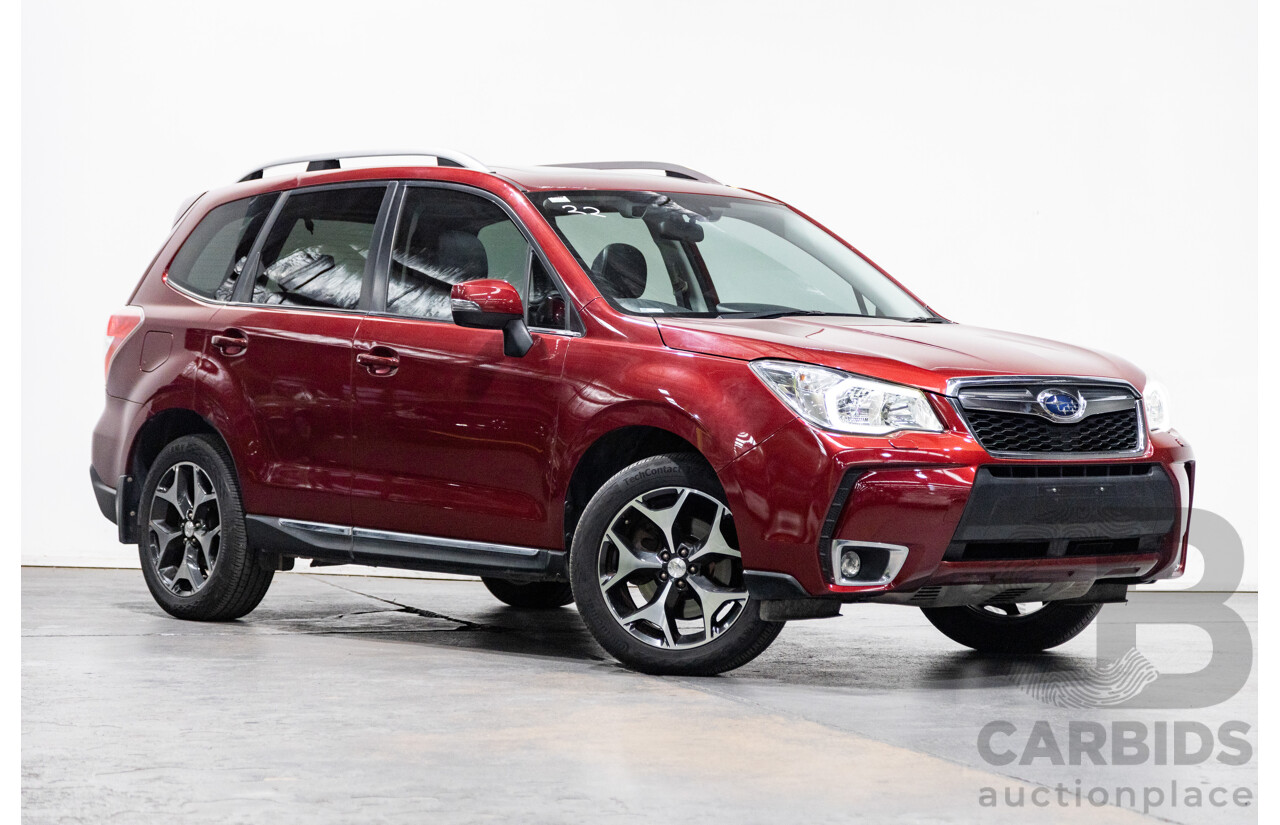 08/2015 Subaru Forester XT Premium (AWD) S4 MY14 4D Wagon Venetian Red Pearl Turbo 2.0L