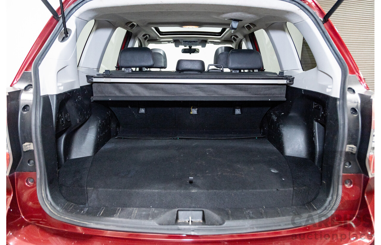 08/2015 Subaru Forester XT Premium (AWD) S4 MY14 4D Wagon Venetian Red Pearl Turbo 2.0L