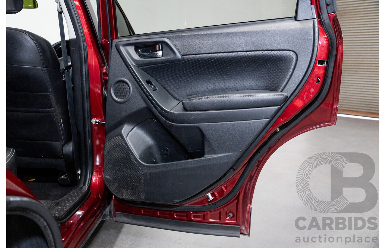 08/2015 Subaru Forester XT Premium (AWD) S4 MY14 4D Wagon Venetian Red Pearl Turbo 2.0L