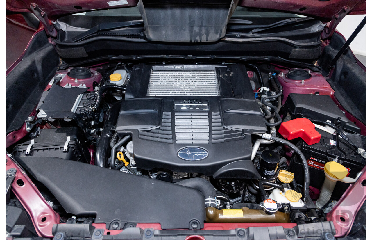 08/2015 Subaru Forester XT Premium (AWD) S4 MY14 4D Wagon Venetian Red Pearl Turbo 2.0L