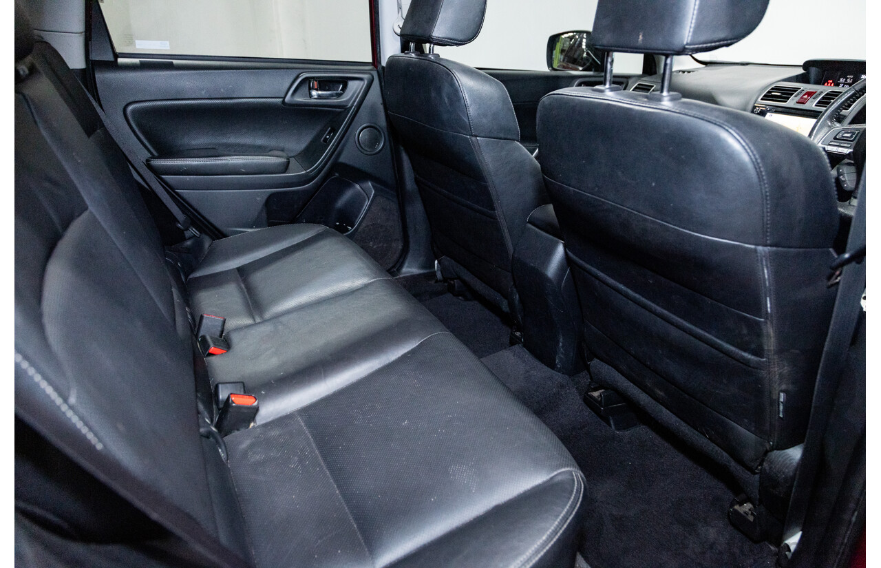 08/2015 Subaru Forester XT Premium (AWD) S4 MY14 4D Wagon Venetian Red Pearl Turbo 2.0L