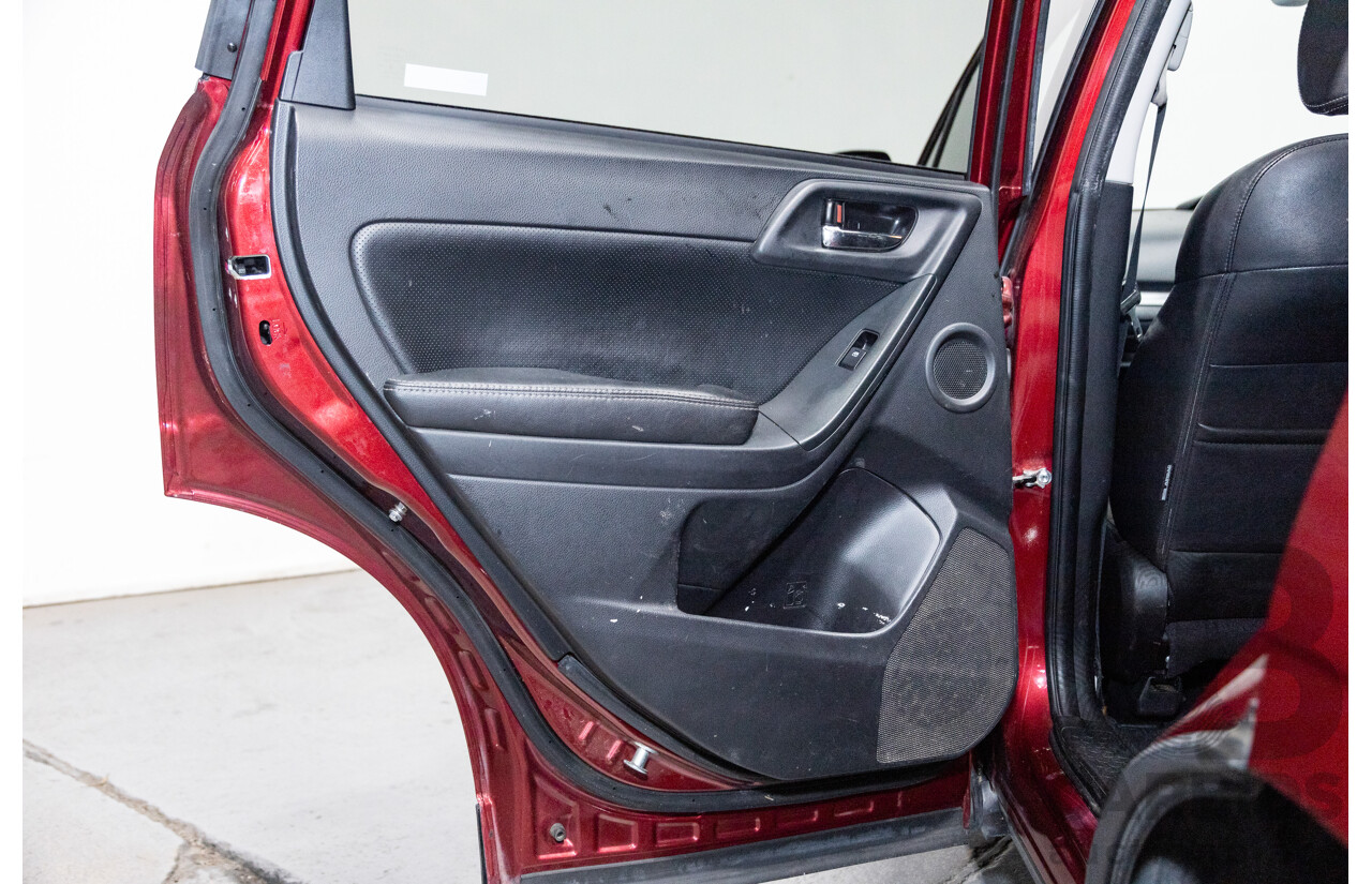 08/2015 Subaru Forester XT Premium (AWD) S4 MY14 4D Wagon Venetian Red Pearl Turbo 2.0L