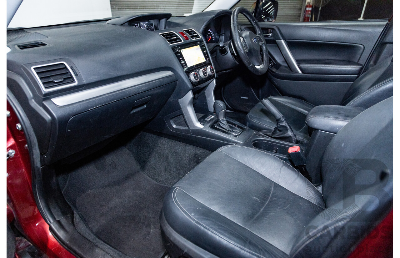 08/2015 Subaru Forester XT Premium (AWD) S4 MY14 4D Wagon Venetian Red Pearl Turbo 2.0L