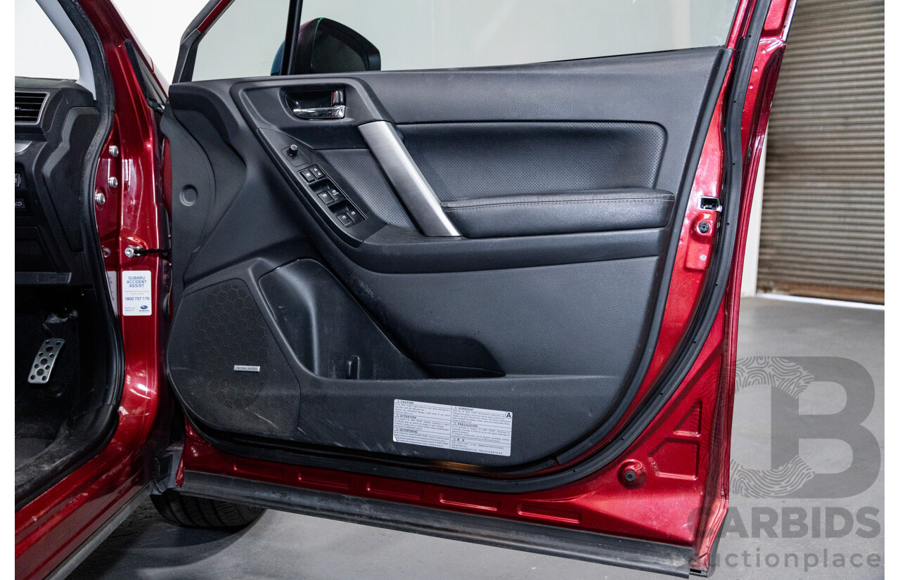 08/2015 Subaru Forester XT Premium (AWD) S4 MY14 4D Wagon Venetian Red Pearl Turbo 2.0L