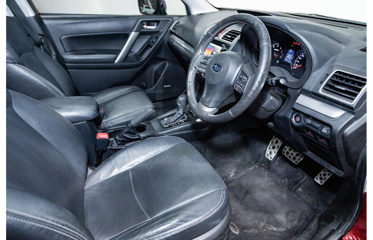 08/2015 Subaru Forester XT Premium (AWD) S4 MY14 4D Wagon Venetian Red Pearl Turbo 2.0L