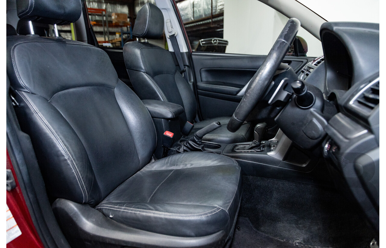 08/2015 Subaru Forester XT Premium (AWD) S4 MY14 4D Wagon Venetian Red Pearl Turbo 2.0L