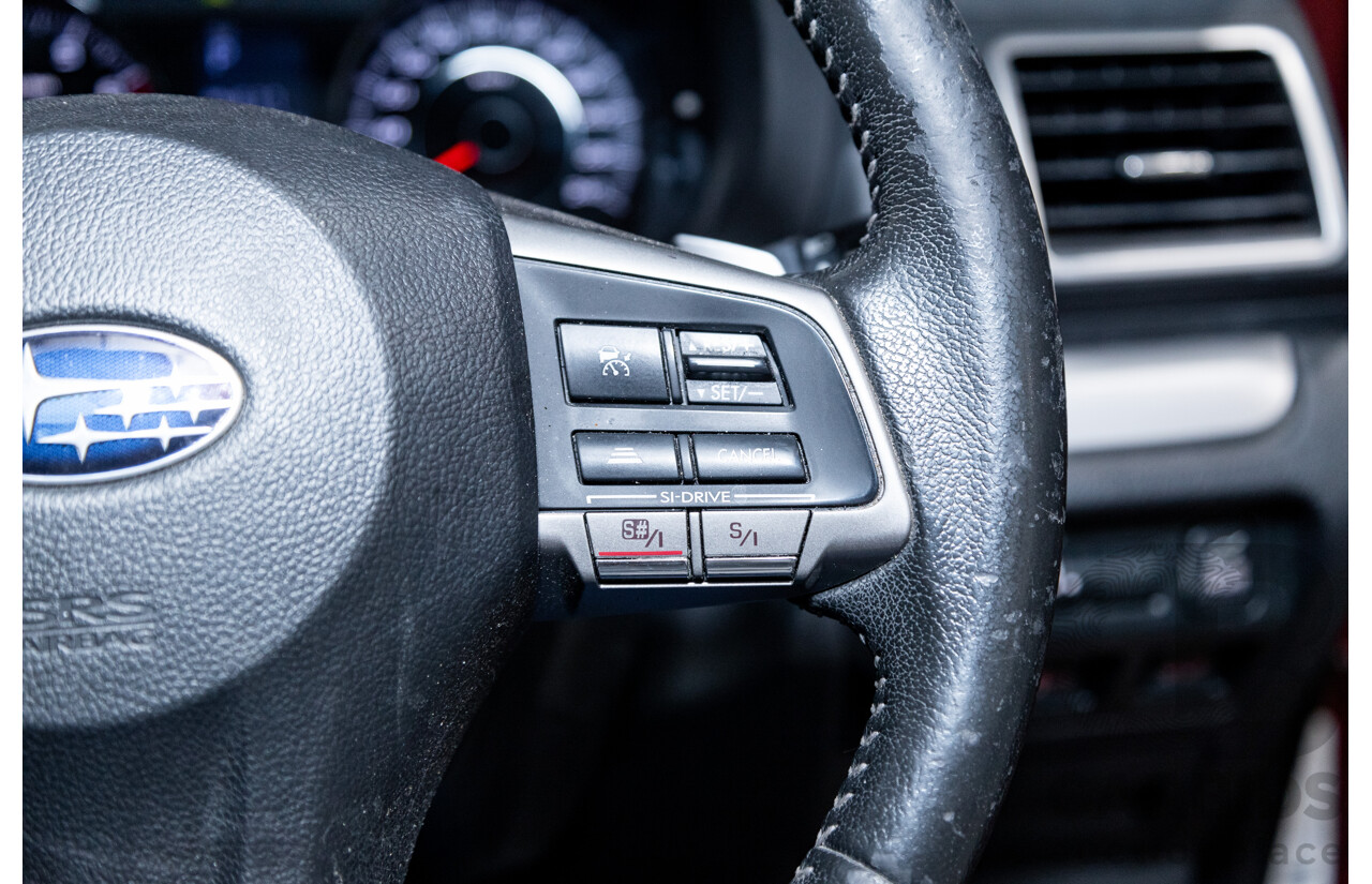 08/2015 Subaru Forester XT Premium (AWD) S4 MY14 4D Wagon Venetian Red Pearl Turbo 2.0L