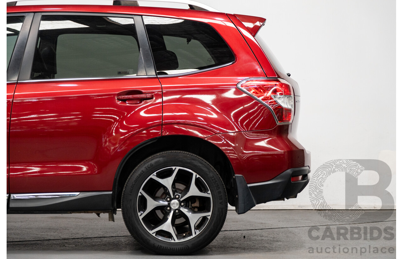 08/2015 Subaru Forester XT Premium (AWD) S4 MY14 4D Wagon Venetian Red Pearl Turbo 2.0L