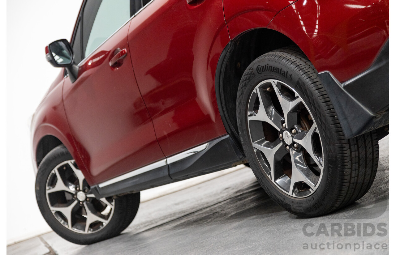08/2015 Subaru Forester XT Premium (AWD) S4 MY14 4D Wagon Venetian Red Pearl Turbo 2.0L