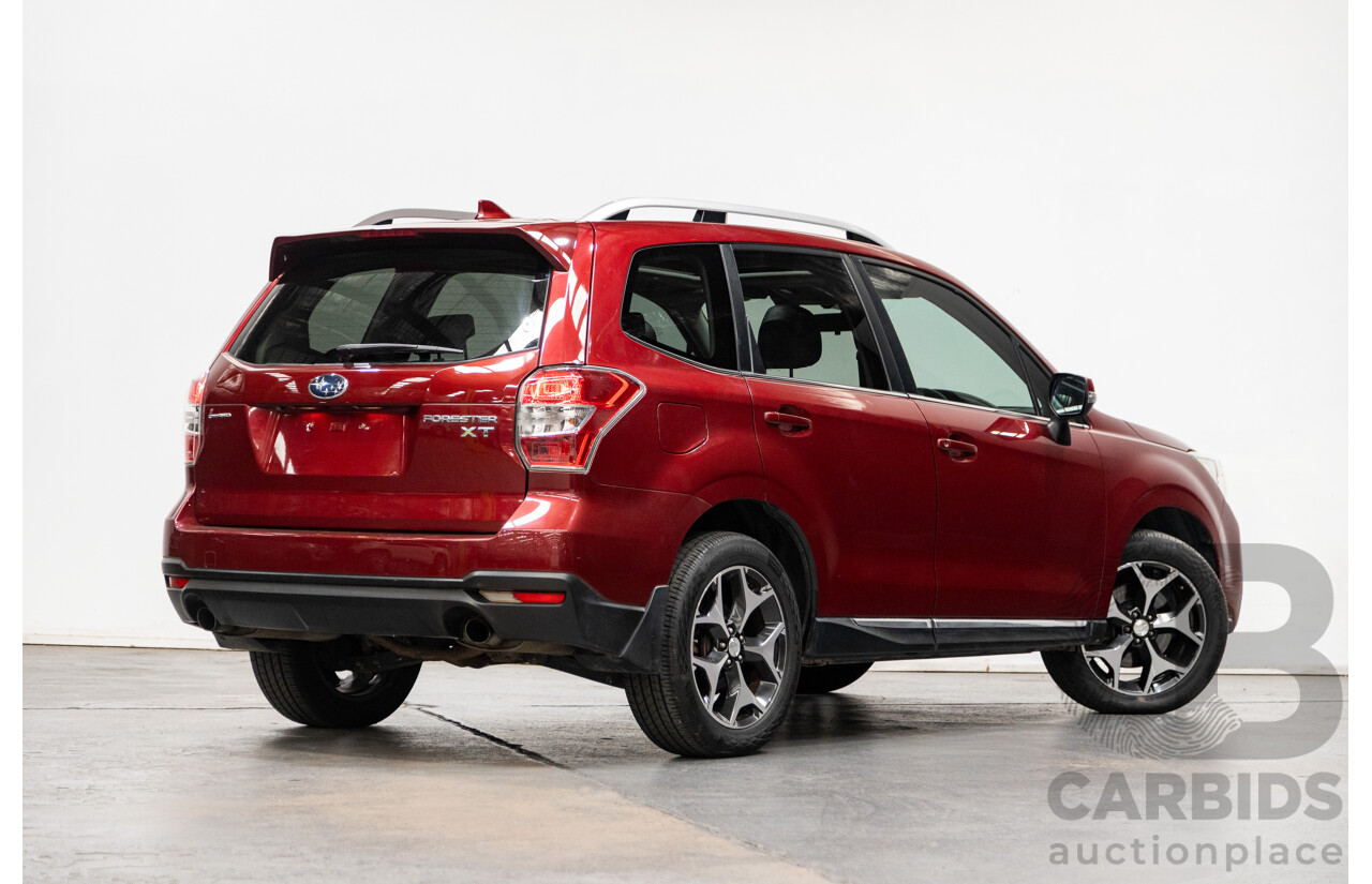 08/2015 Subaru Forester XT Premium (AWD) S4 MY14 4D Wagon Venetian Red Pearl Turbo 2.0L