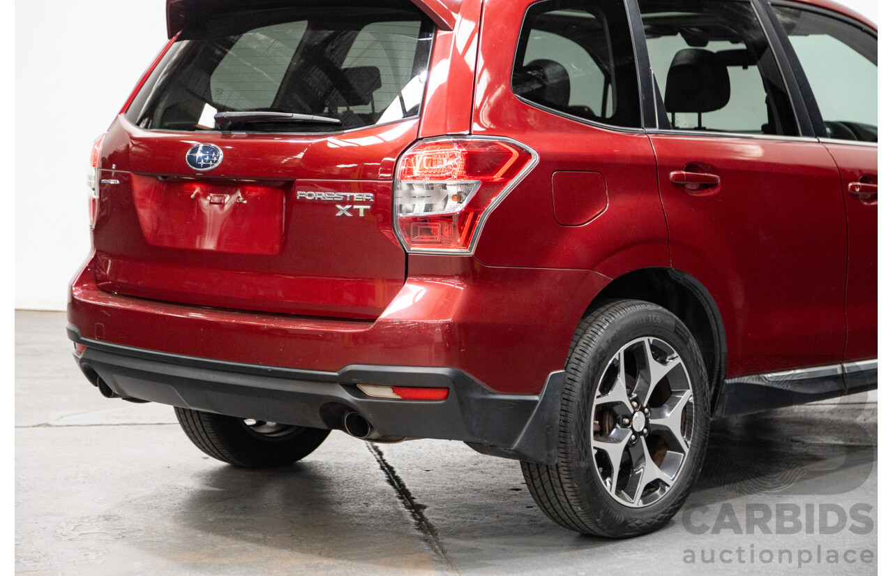 08/2015 Subaru Forester XT Premium (AWD) S4 MY14 4D Wagon Venetian Red Pearl Turbo 2.0L
