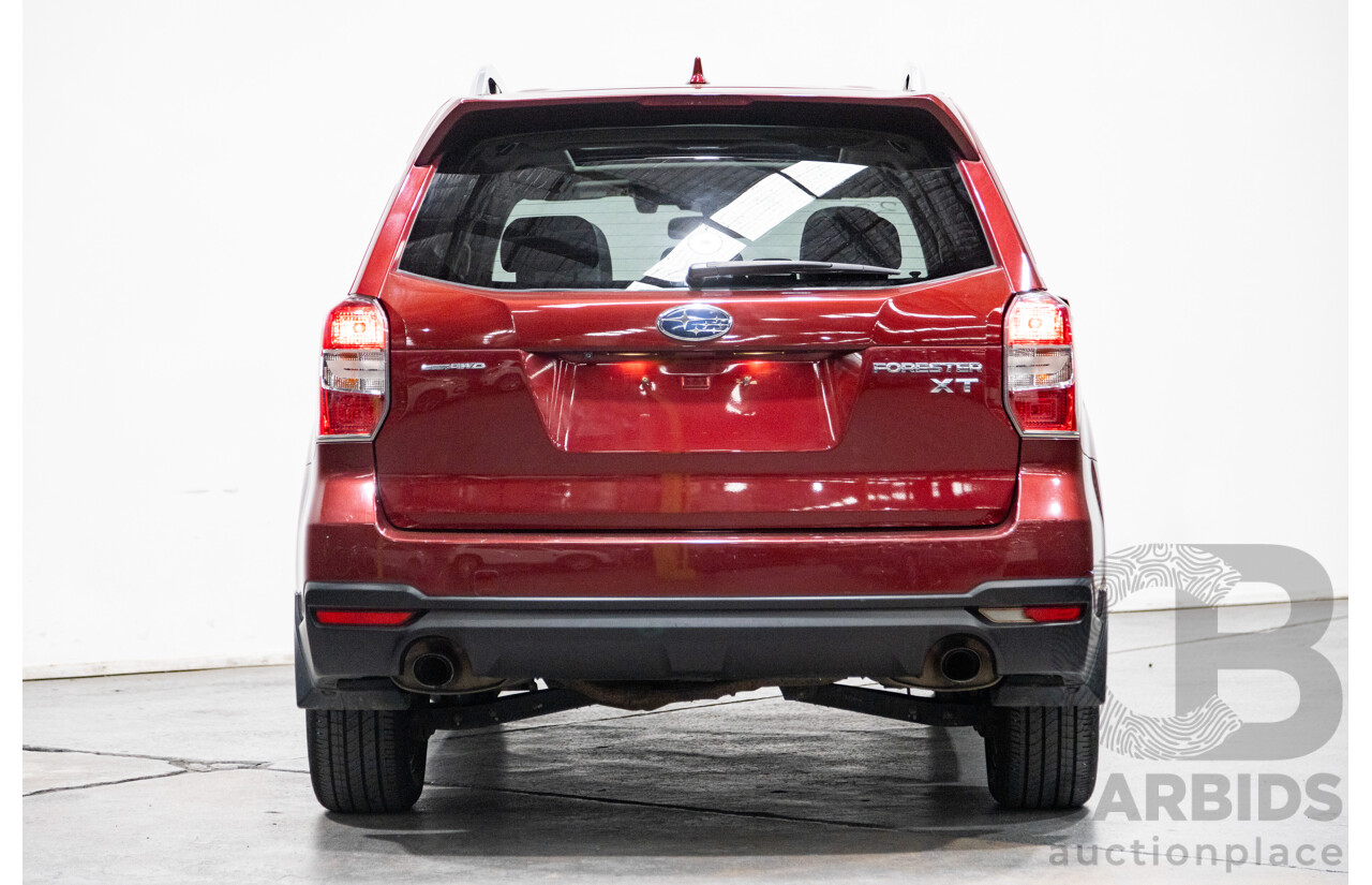 08/2015 Subaru Forester XT Premium (AWD) S4 MY14 4D Wagon Venetian Red Pearl Turbo 2.0L