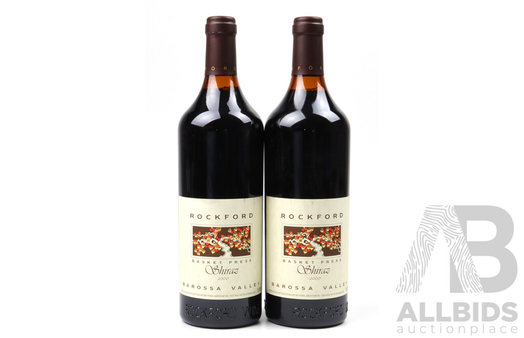 Rockford Basket Press Shiraz 2000 Barossa Valley X 2