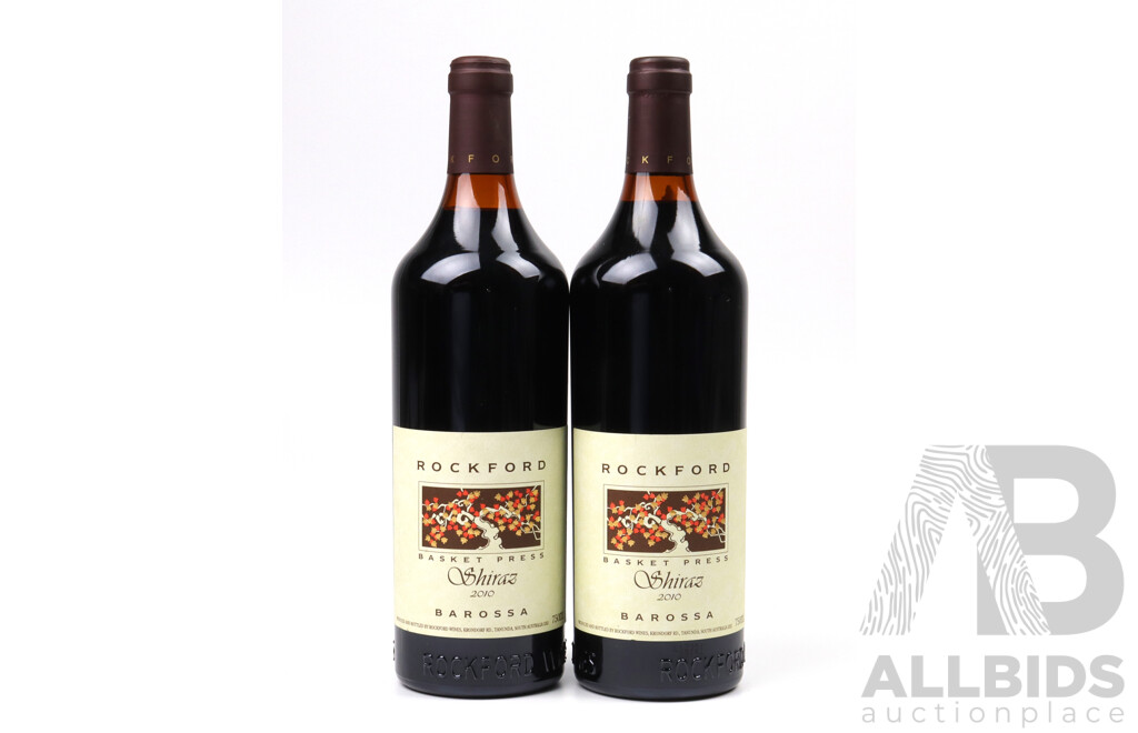 Rockford Basket Press Shiraz 2010 Barossa Valley X 2
