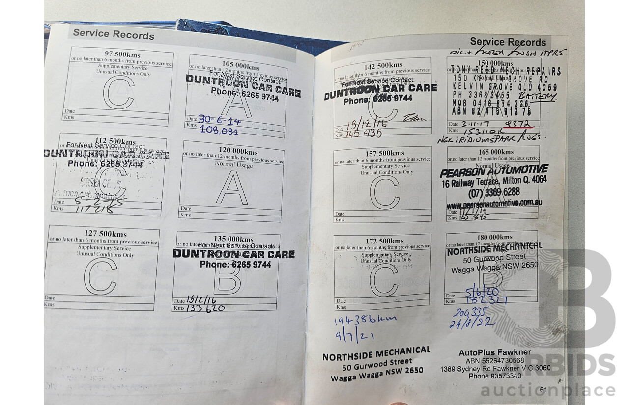 7/2008 Ford G6 E FG 4d Sedan Grey 4.0L