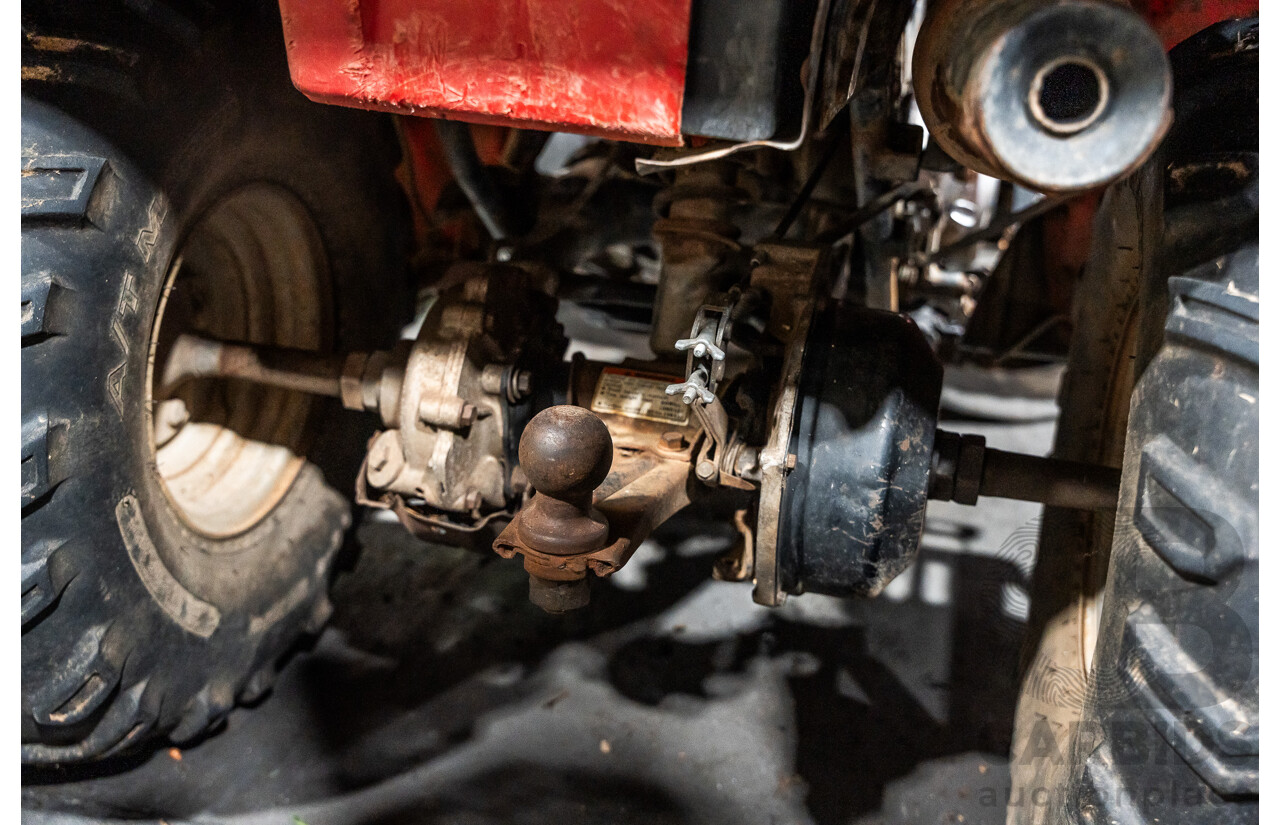 Honda Big Red Quad Bike and 1980 Trailer with Ramps