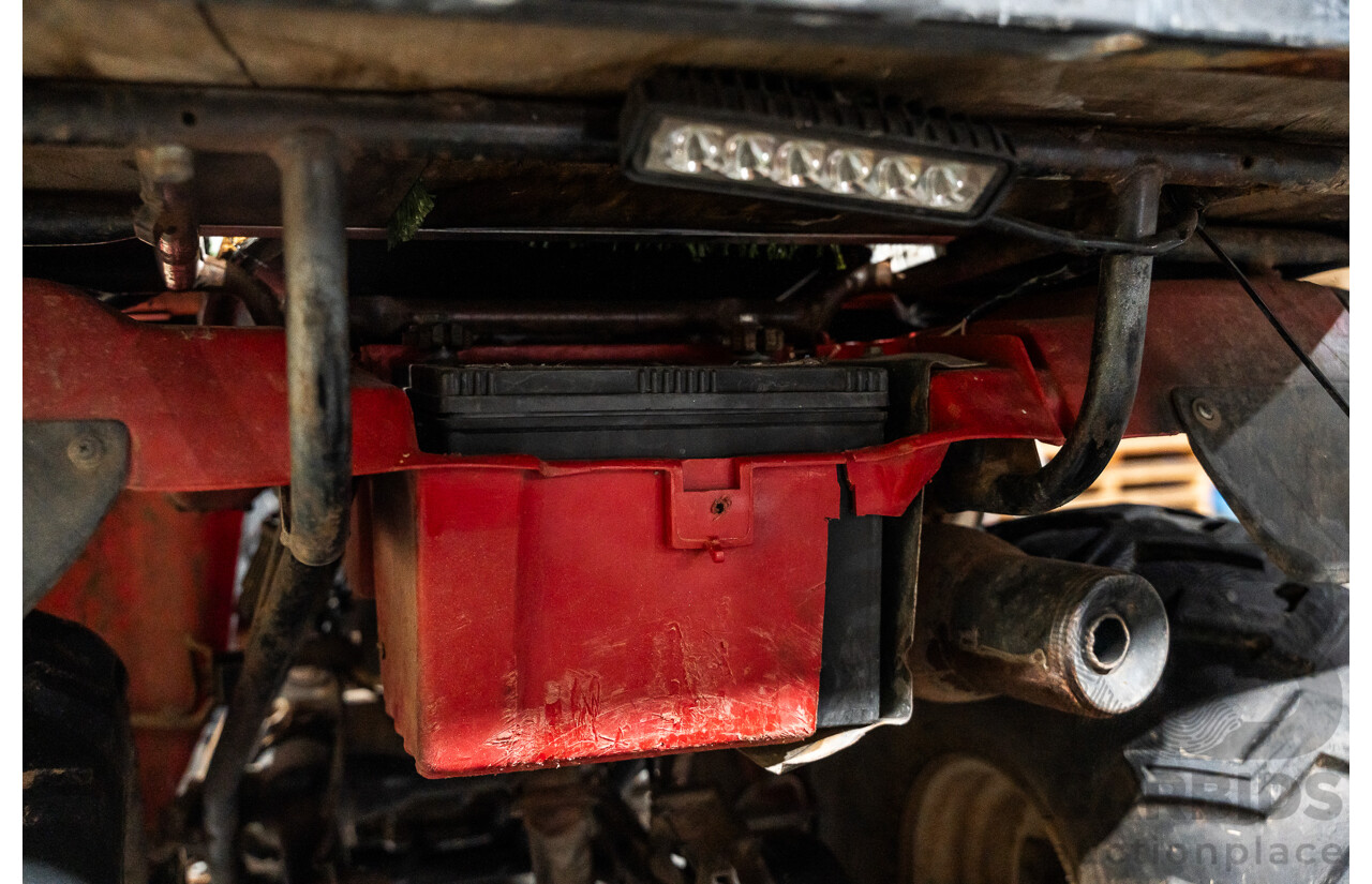 Honda Big Red Quad Bike and 1980 Trailer with Ramps