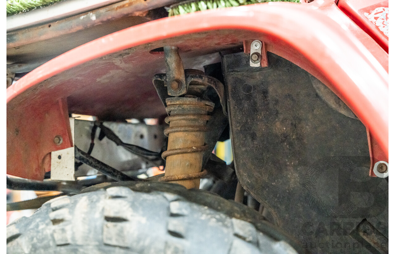 Honda Big Red Quad Bike and 1980 Trailer with Ramps